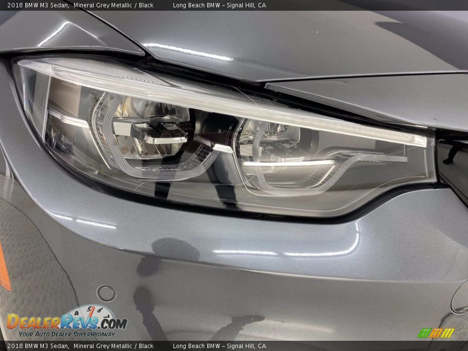 2018 BMW M3 Sedan Mineral Grey Metallic / Black Photo #7