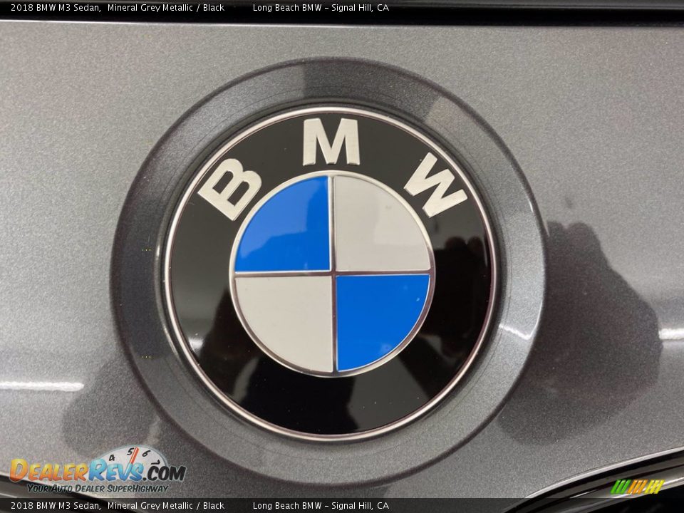 2018 BMW M3 Sedan Mineral Grey Metallic / Black Photo #8