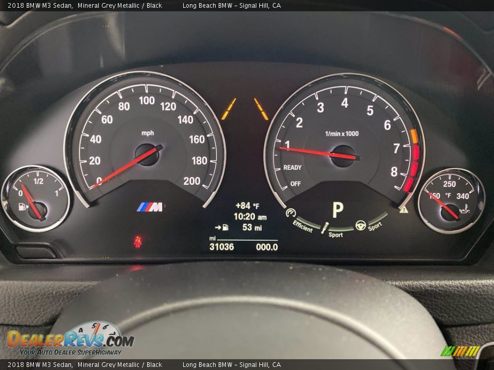 2018 BMW M3 Sedan Gauges Photo #21