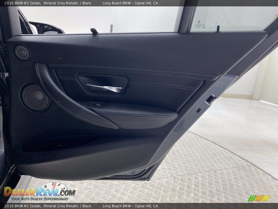 2018 BMW M3 Sedan Mineral Grey Metallic / Black Photo #35