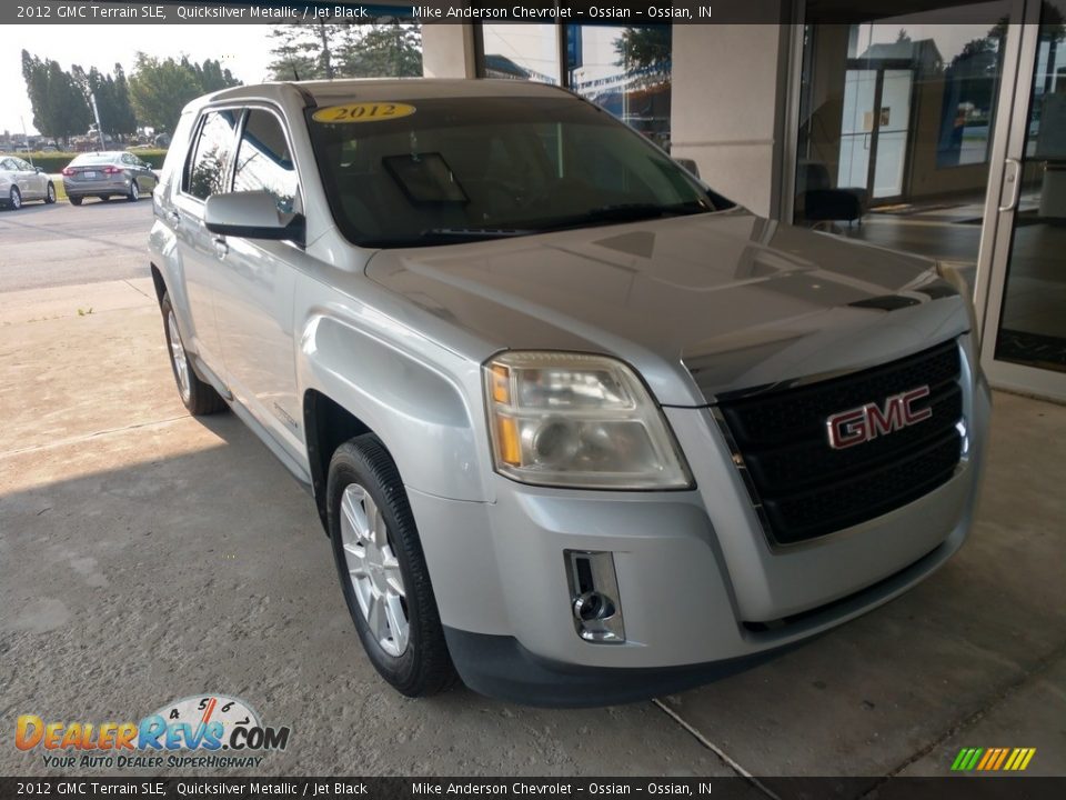 2012 GMC Terrain SLE Quicksilver Metallic / Jet Black Photo #2