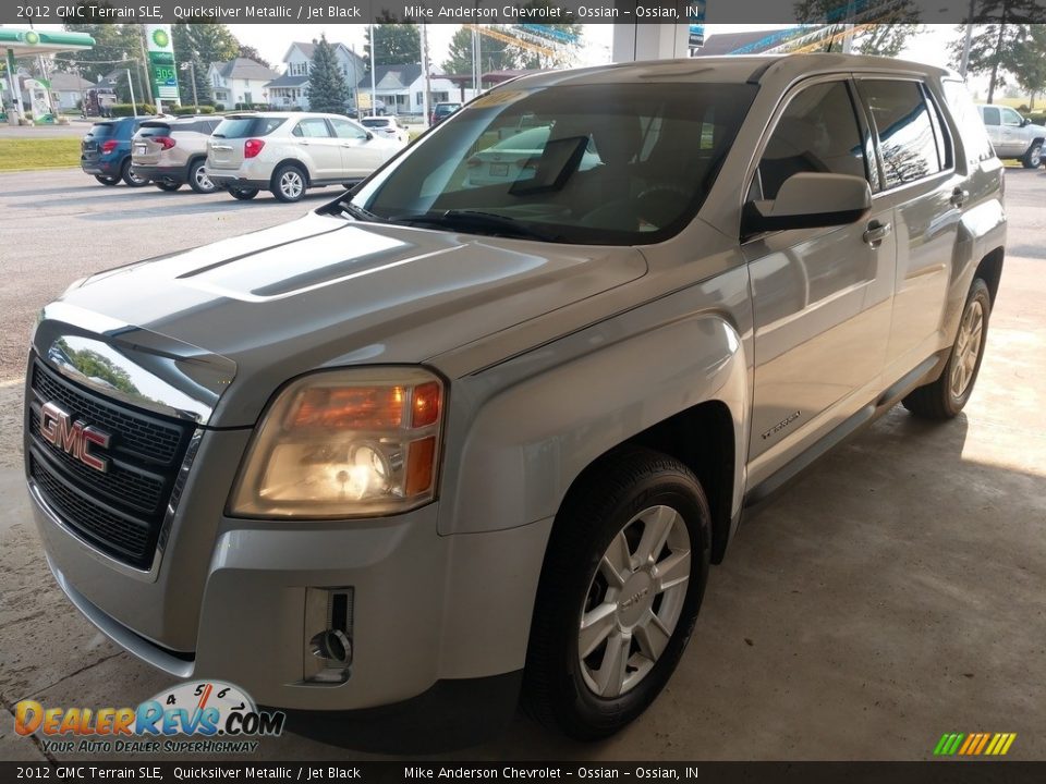 2012 GMC Terrain SLE Quicksilver Metallic / Jet Black Photo #8