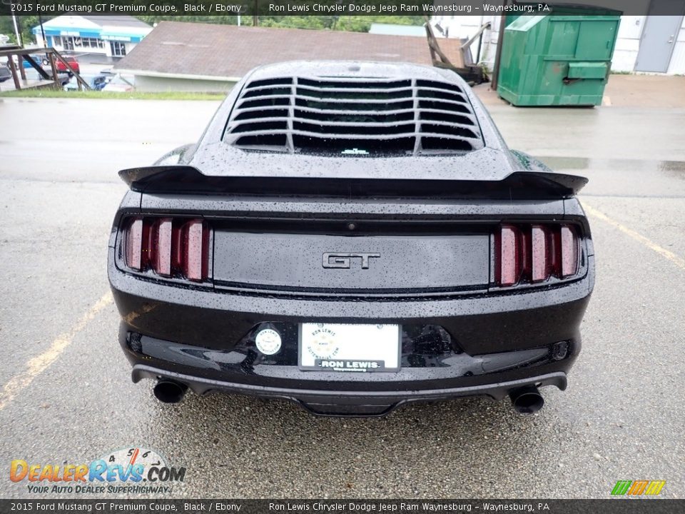 2015 Ford Mustang GT Premium Coupe Black / Ebony Photo #4