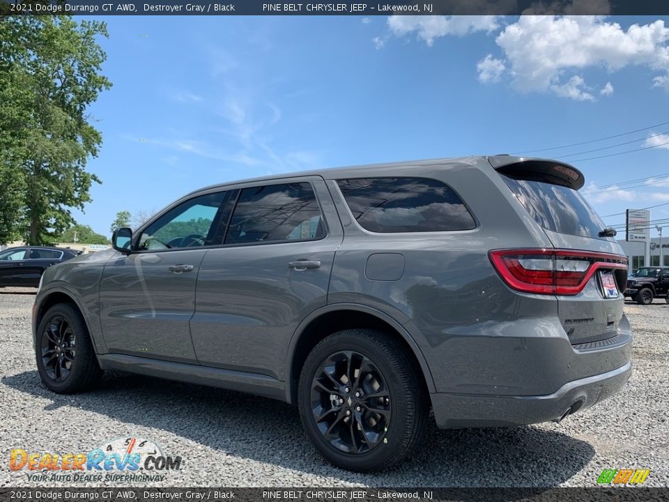 2021 Dodge Durango GT AWD Destroyer Gray / Black Photo #6