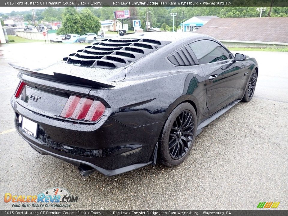 2015 Ford Mustang GT Premium Coupe Black / Ebony Photo #5