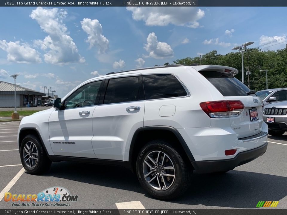 2021 Jeep Grand Cherokee Limited 4x4 Bright White / Black Photo #6