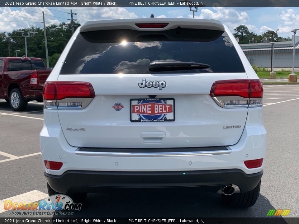 2021 Jeep Grand Cherokee Limited 4x4 Bright White / Black Photo #7