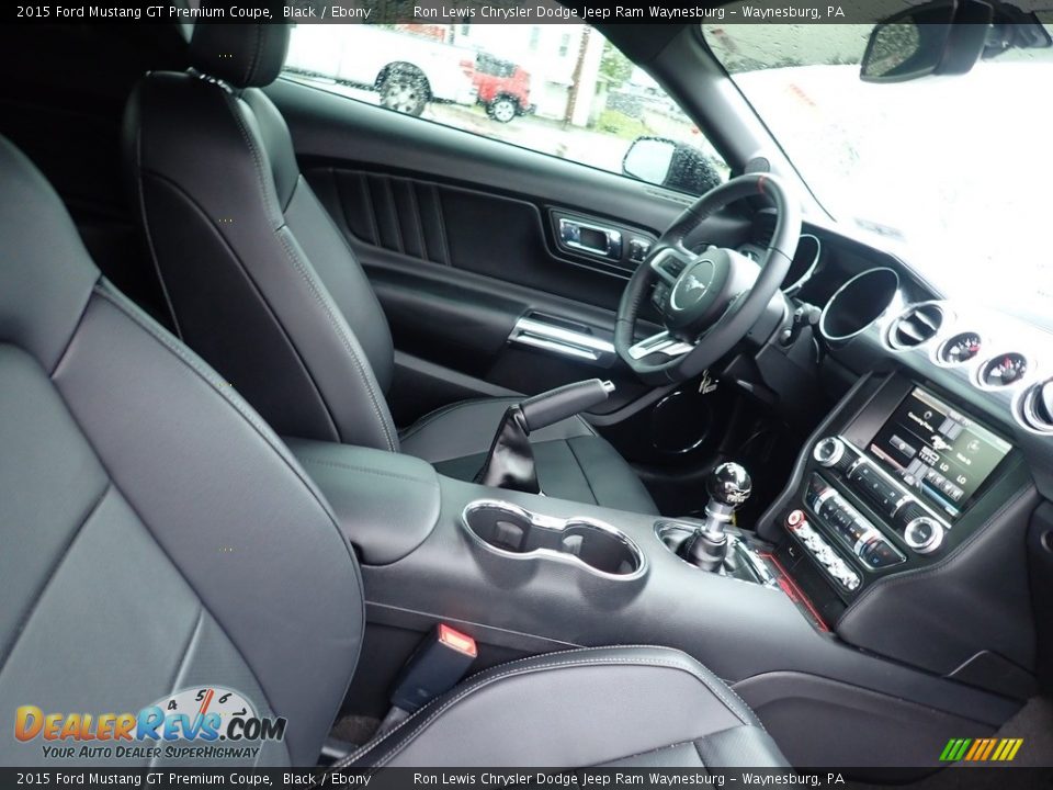 2015 Ford Mustang GT Premium Coupe Black / Ebony Photo #10