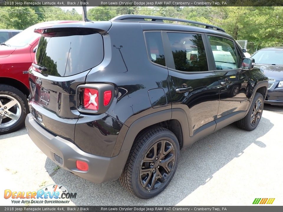 2018 Jeep Renegade Latitude 4x4 Black / Black Photo #3