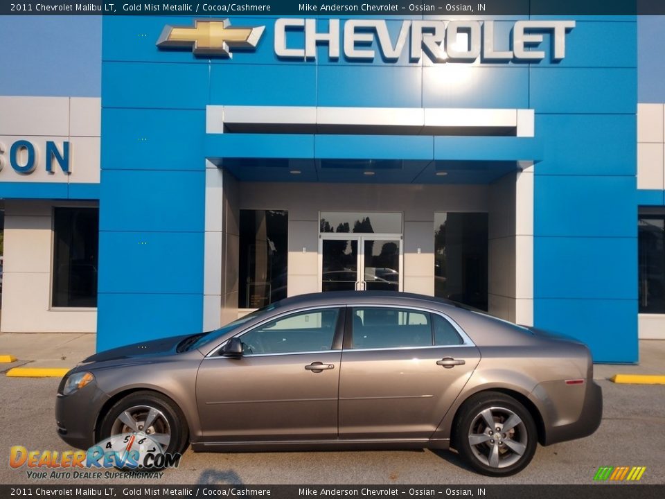 2011 Chevrolet Malibu LT Gold Mist Metallic / Cocoa/Cashmere Photo #1
