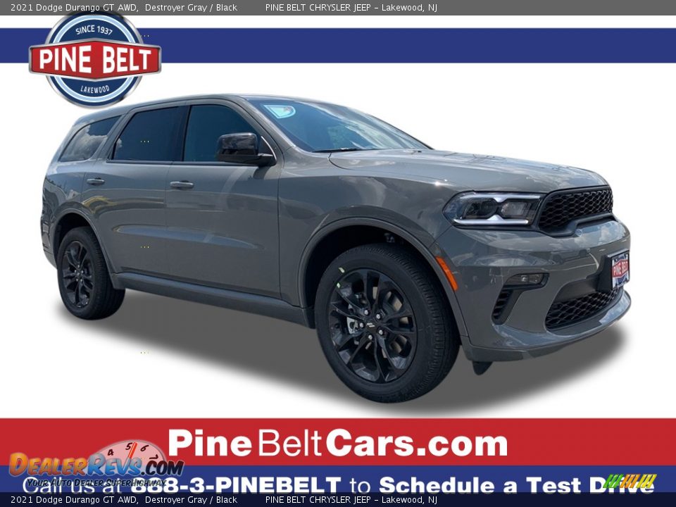 2021 Dodge Durango GT AWD Destroyer Gray / Black Photo #1