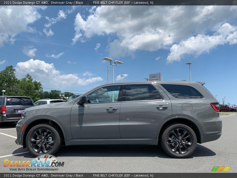 2021 Dodge Durango GT AWD Destroyer Gray / Black Photo #4