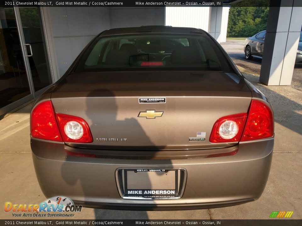 2011 Chevrolet Malibu LT Gold Mist Metallic / Cocoa/Cashmere Photo #5