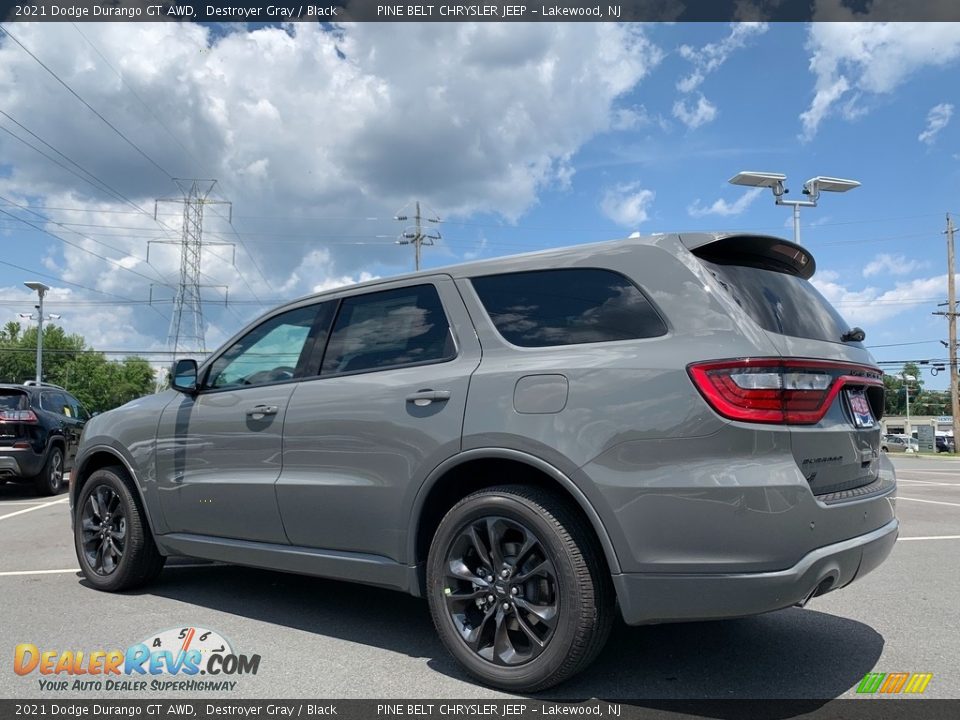 2021 Dodge Durango GT AWD Destroyer Gray / Black Photo #6