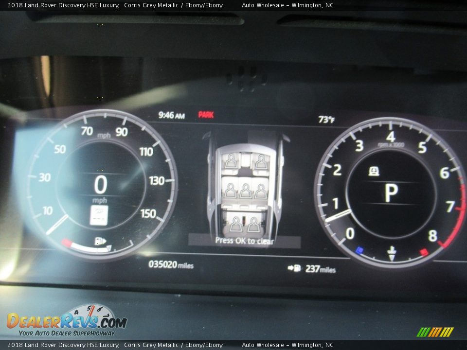 2018 Land Rover Discovery HSE Luxury Corris Grey Metallic / Ebony/Ebony Photo #16