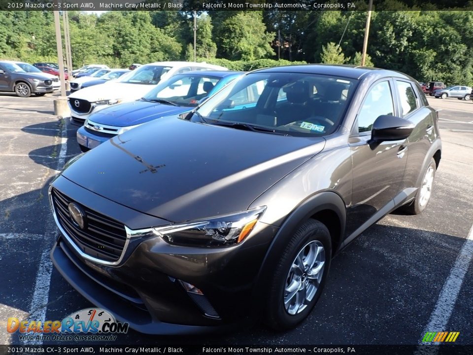 2019 Mazda CX-3 Sport AWD Machine Gray Metallic / Black Photo #1