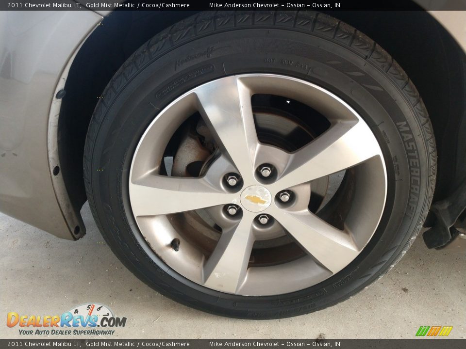 2011 Chevrolet Malibu LT Gold Mist Metallic / Cocoa/Cashmere Photo #13
