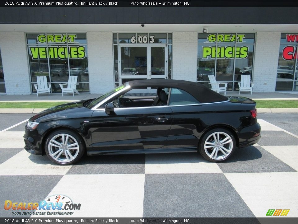 2018 Audi A3 2.0 Premium Plus quattro Brilliant Black / Black Photo #1