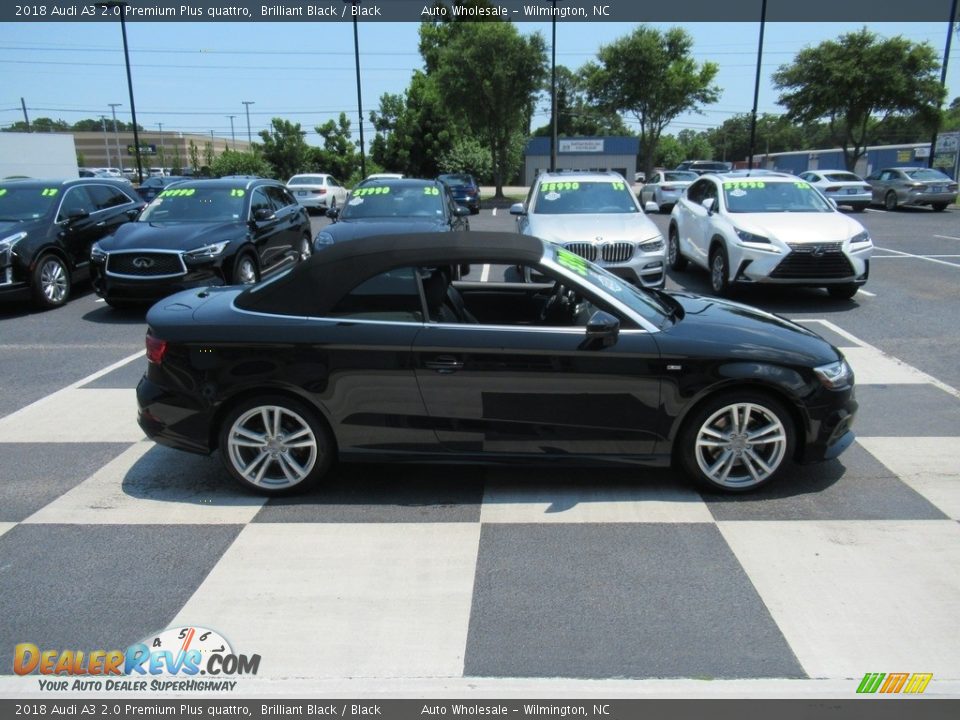 2018 Audi A3 2.0 Premium Plus quattro Brilliant Black / Black Photo #3