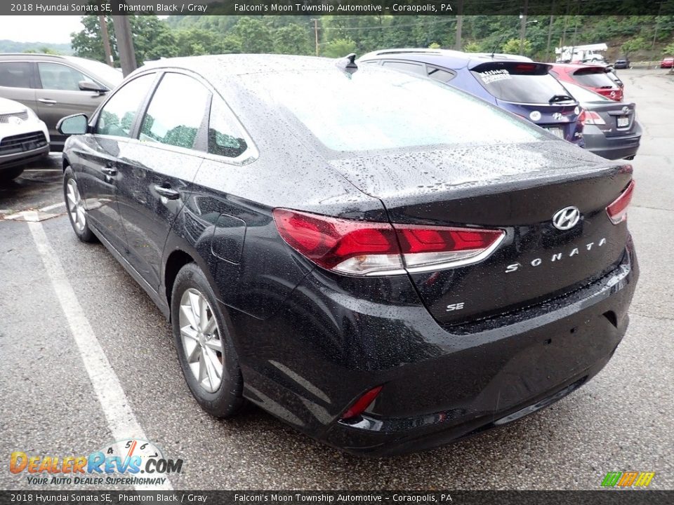 2018 Hyundai Sonata SE Phantom Black / Gray Photo #2