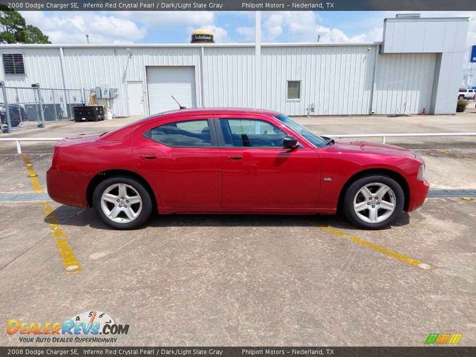 2008 Dodge Charger SE Inferno Red Crystal Pearl / Dark/Light Slate Gray Photo #8