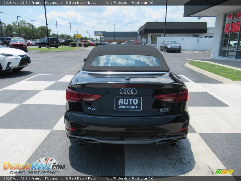 2018 Audi A3 2.0 Premium Plus quattro Brilliant Black / Black Photo #4