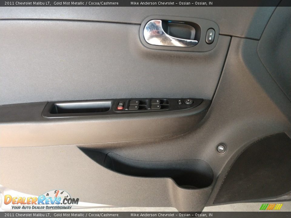 2011 Chevrolet Malibu LT Gold Mist Metallic / Cocoa/Cashmere Photo #19
