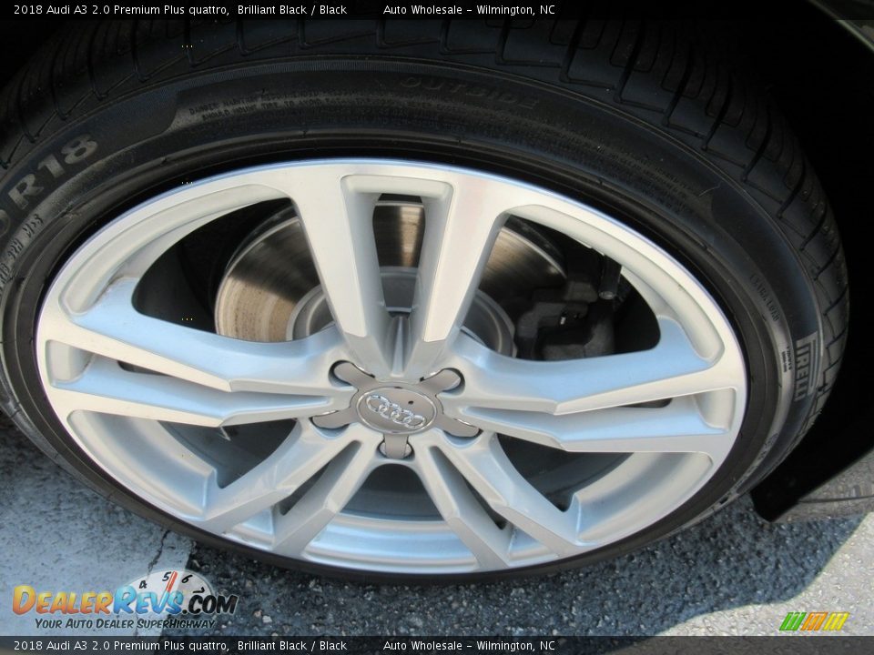 2018 Audi A3 2.0 Premium Plus quattro Brilliant Black / Black Photo #7