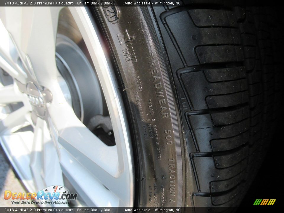2018 Audi A3 2.0 Premium Plus quattro Brilliant Black / Black Photo #8