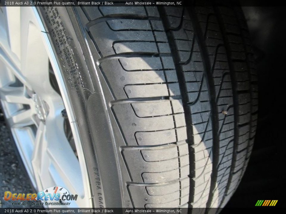 2018 Audi A3 2.0 Premium Plus quattro Brilliant Black / Black Photo #9
