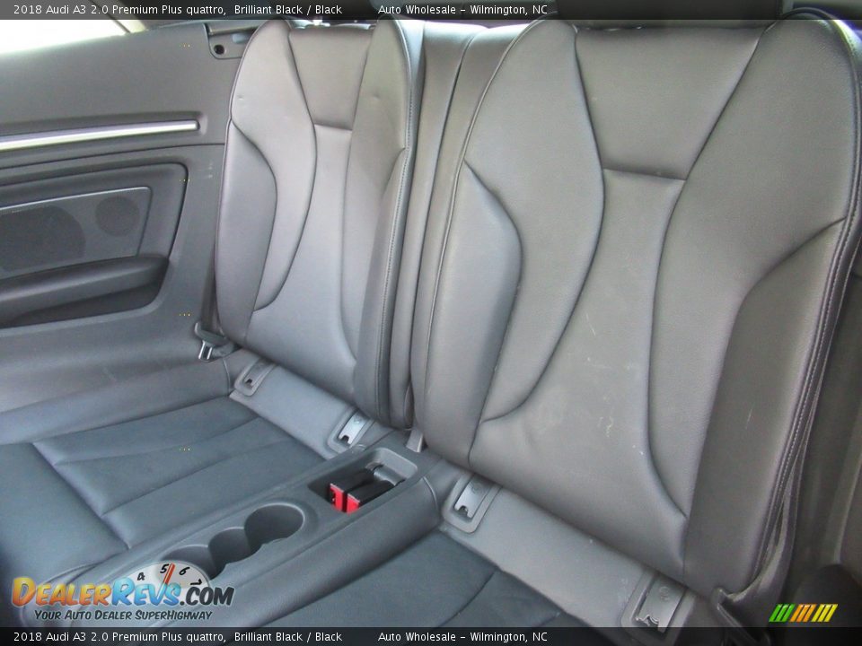 2018 Audi A3 2.0 Premium Plus quattro Brilliant Black / Black Photo #12
