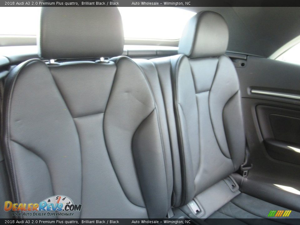 2018 Audi A3 2.0 Premium Plus quattro Brilliant Black / Black Photo #14