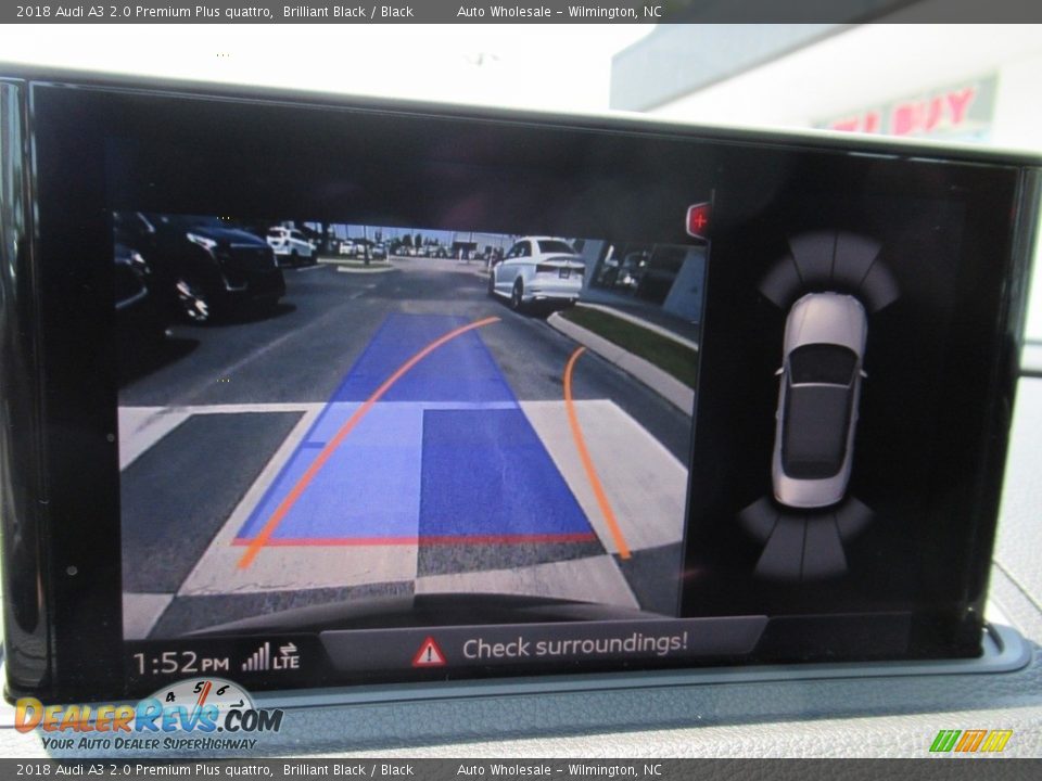2018 Audi A3 2.0 Premium Plus quattro Brilliant Black / Black Photo #18