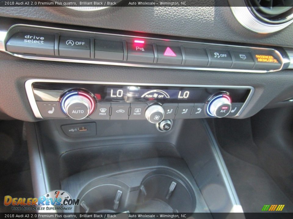 2018 Audi A3 2.0 Premium Plus quattro Brilliant Black / Black Photo #19