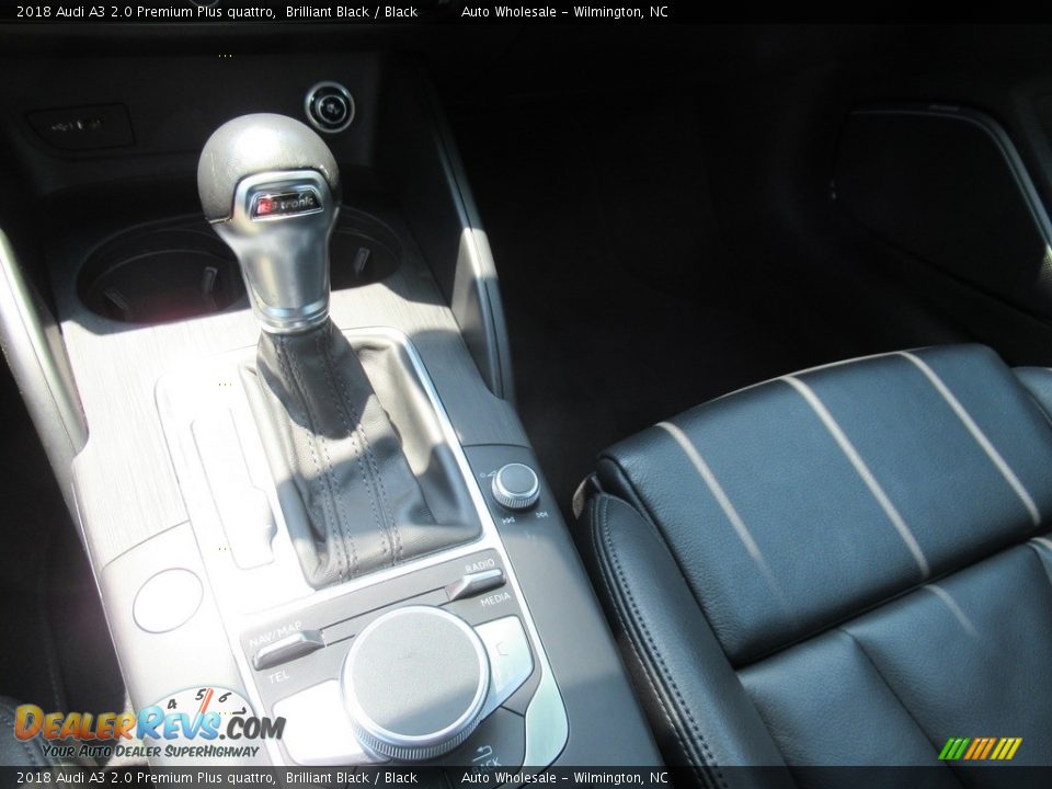 2018 Audi A3 2.0 Premium Plus quattro Brilliant Black / Black Photo #20