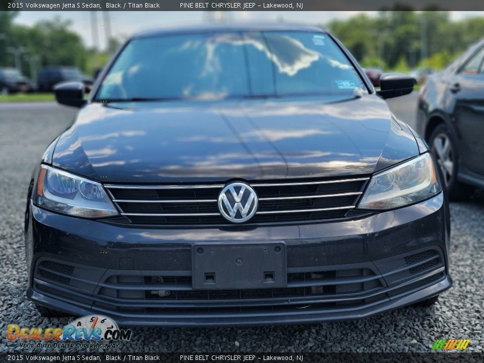 2015 Volkswagen Jetta S Sedan Black / Titan Black Photo #2