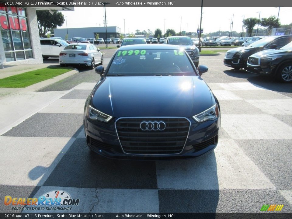 2016 Audi A3 1.8 Premium Scuba Blue Metallic / Black Photo #2