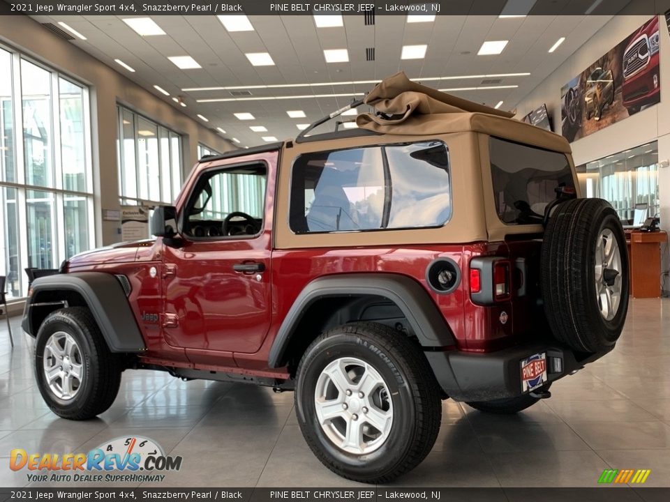 2021 Jeep Wrangler Sport 4x4 Snazzberry Pearl / Black Photo #6