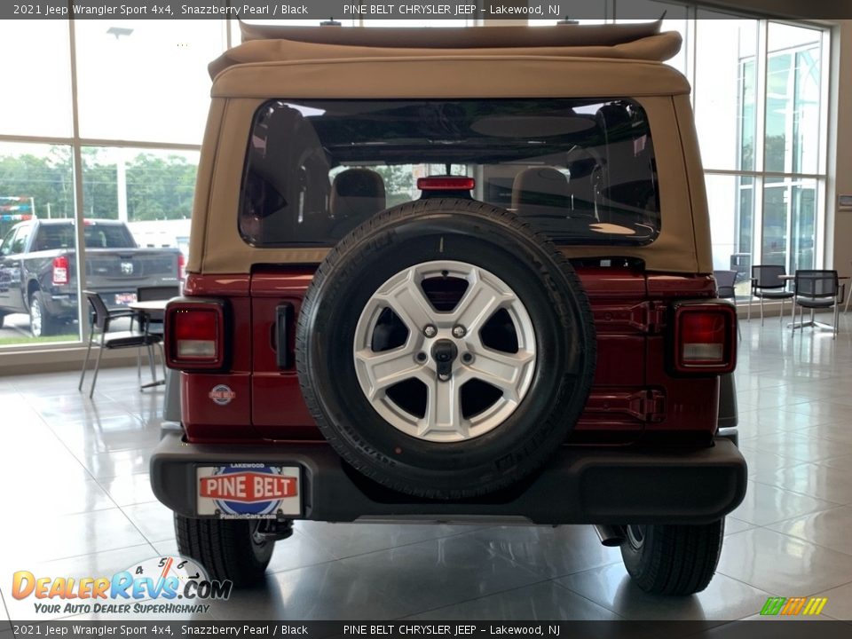 2021 Jeep Wrangler Sport 4x4 Snazzberry Pearl / Black Photo #7