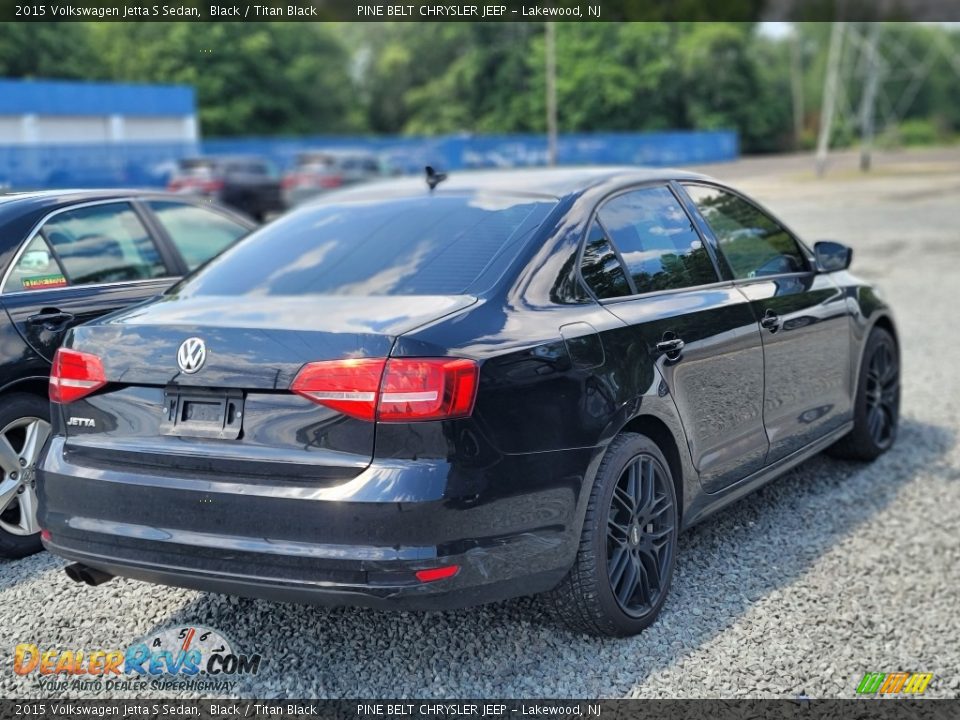 2015 Volkswagen Jetta S Sedan Black / Titan Black Photo #4