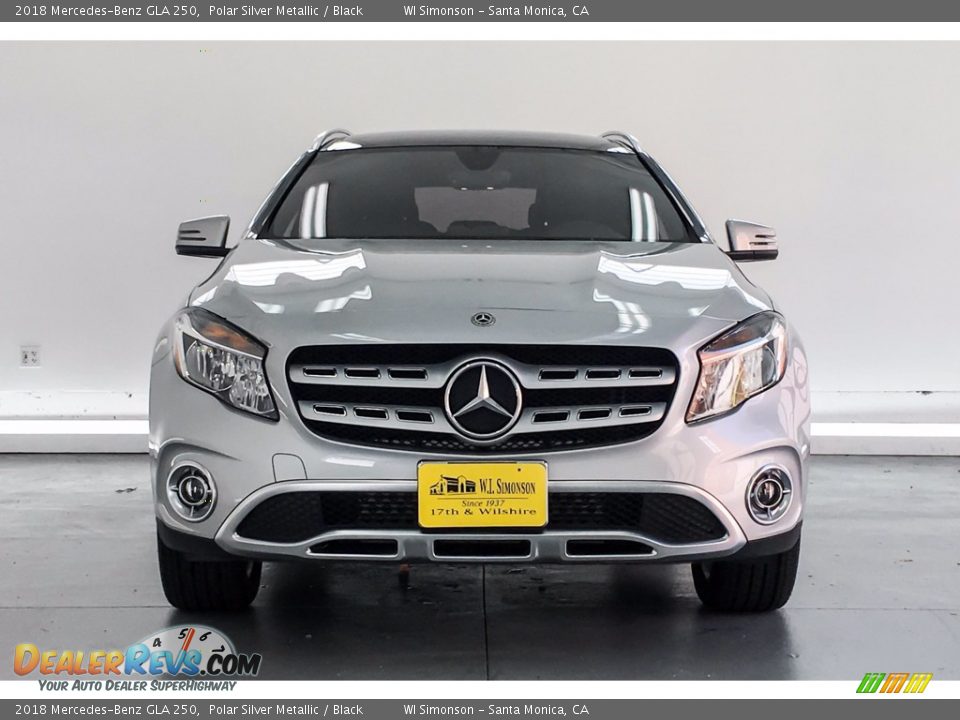 2018 Mercedes-Benz GLA 250 Polar Silver Metallic / Black Photo #2