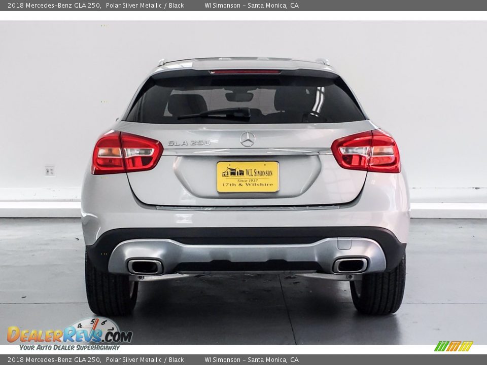 2018 Mercedes-Benz GLA 250 Polar Silver Metallic / Black Photo #3