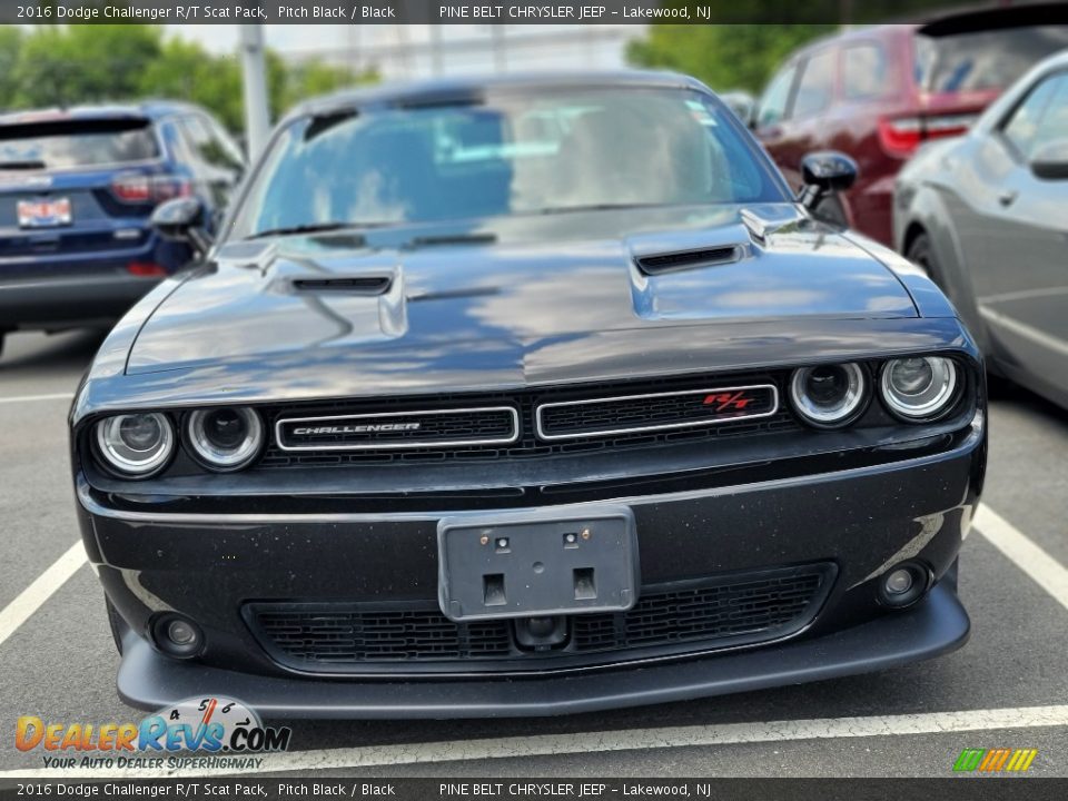 2016 Dodge Challenger R/T Scat Pack Pitch Black / Black Photo #2