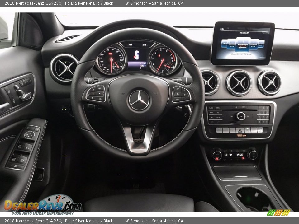 2018 Mercedes-Benz GLA 250 Polar Silver Metallic / Black Photo #4