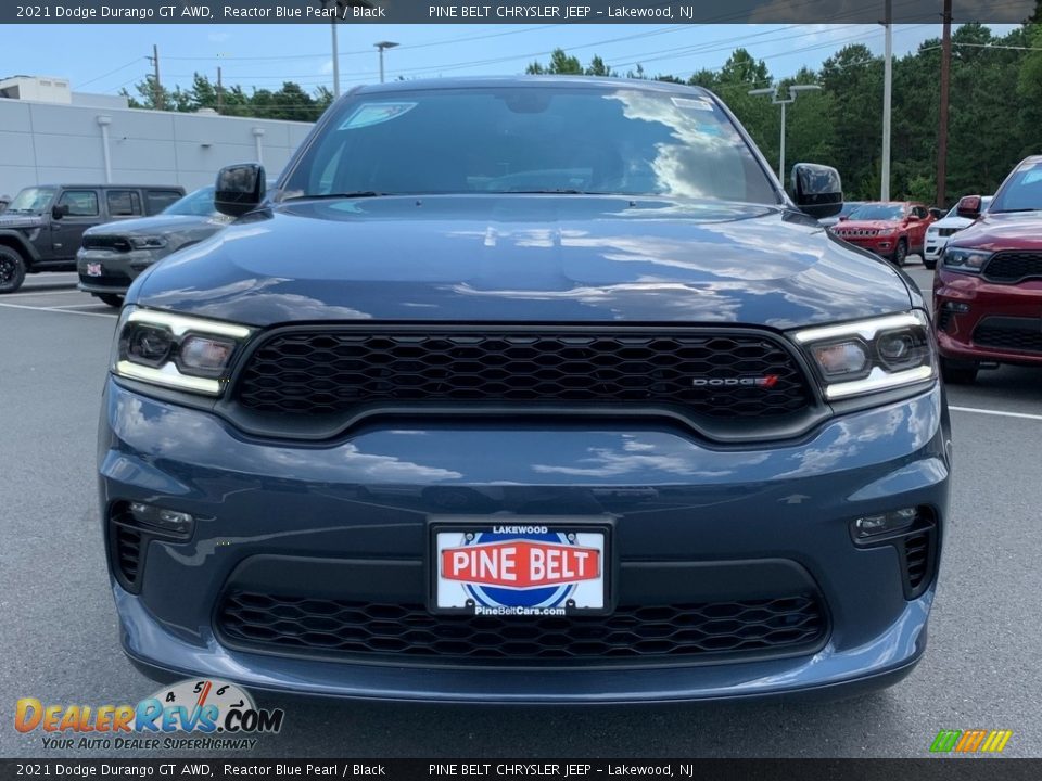 2021 Dodge Durango GT AWD Reactor Blue Pearl / Black Photo #3