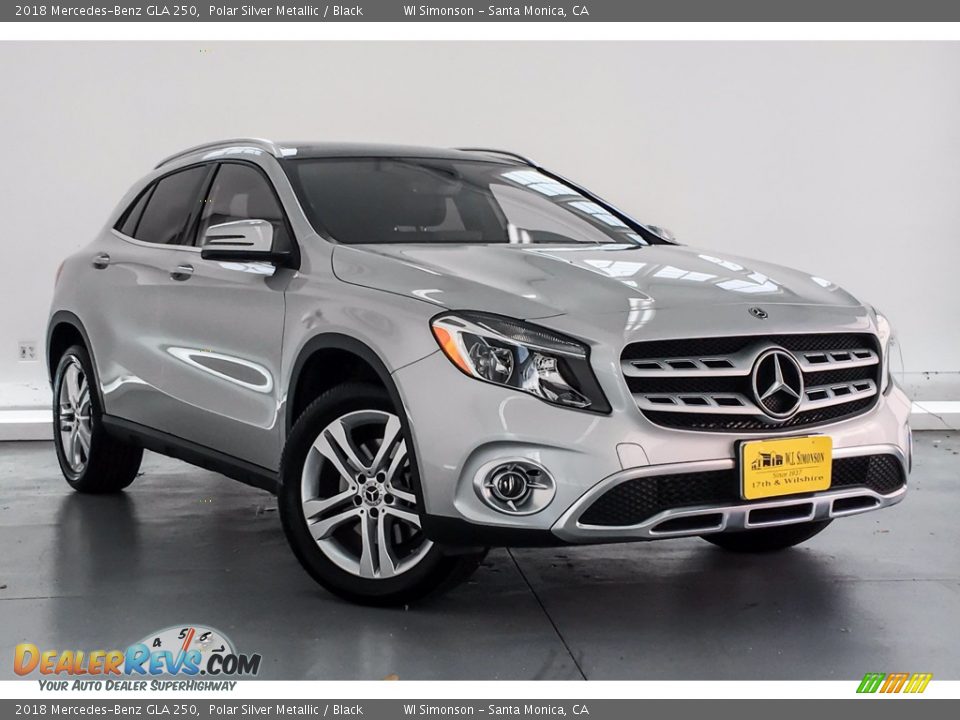 2018 Mercedes-Benz GLA 250 Polar Silver Metallic / Black Photo #12