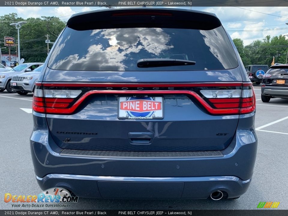 2021 Dodge Durango GT AWD Reactor Blue Pearl / Black Photo #7