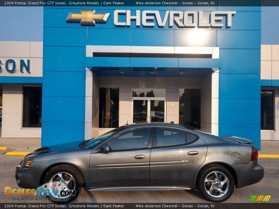 2004 Pontiac Grand Prix GTP Sedan Greystone Metallic / Dark Pewter Photo #1