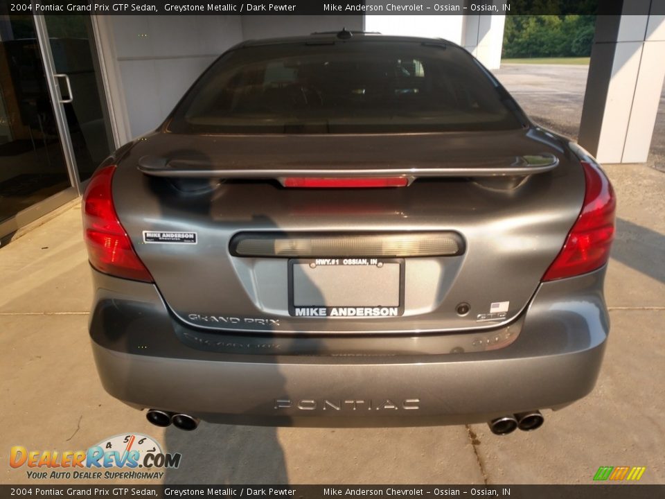 2004 Pontiac Grand Prix GTP Sedan Greystone Metallic / Dark Pewter Photo #5