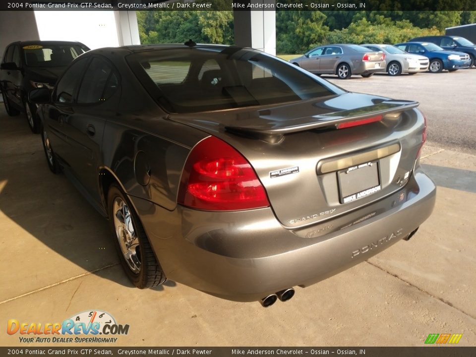 2004 Pontiac Grand Prix GTP Sedan Greystone Metallic / Dark Pewter Photo #7